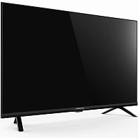 Телевизор LED 43" Hiberg 43Y UHD-R черный ЯндексТВ безрамочный