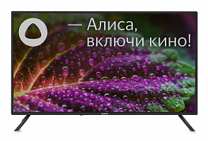 Телевизор LED 40" Digma DM-LED40SBB31 черный FULL HD SmartTV Яндекс.ТВ 