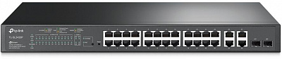 Коммутатор TP-Link TL-SL2428P 24x100Mb 4G 24PoE+ 250W управляемый