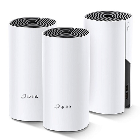 Mesh-система TP-Link Deco M4 AC1200 10/100/1000BASE-TX белый (3шт) (DECO M4(3-PACK))