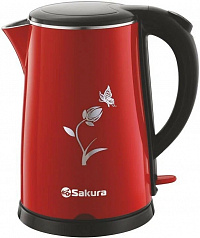 Чайник электрический Sakura SA-2159BR 1.8л 2000Вт красный