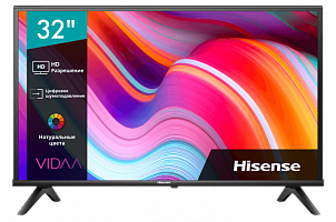 Телевизор LED 32" Hisense 32A4K черный SmartTV