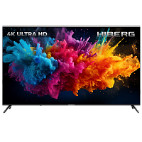 Телевизор LED 65" Hiberg 65Y UHD черный 4K Ultra HD Smart TV Яндекс ТВ