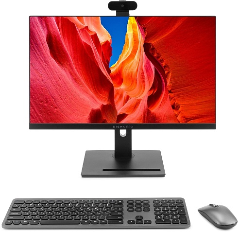 Моноблок 23.8" Digma Pro Vision черный FHD i7-1255U 16GB/512GB IrisXe Win11Pro + клав./мышь (DM23P7-ADXW04)