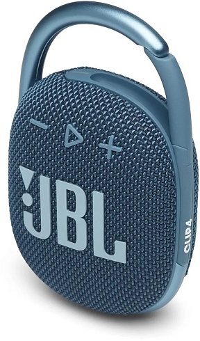 Портативная колонка JBL Clip 4 5Вт 1.0 500мАч синий (JBLCLIP4BLU)