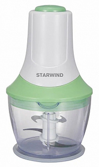 Измельчитель Starwind SCP2010 1л 300Вт белый/зеленый